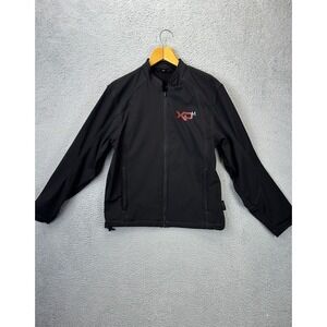 HMK Tech Jacket Mens Small Reissa Black Softshell Snowmobile Motorcycle Full Zip